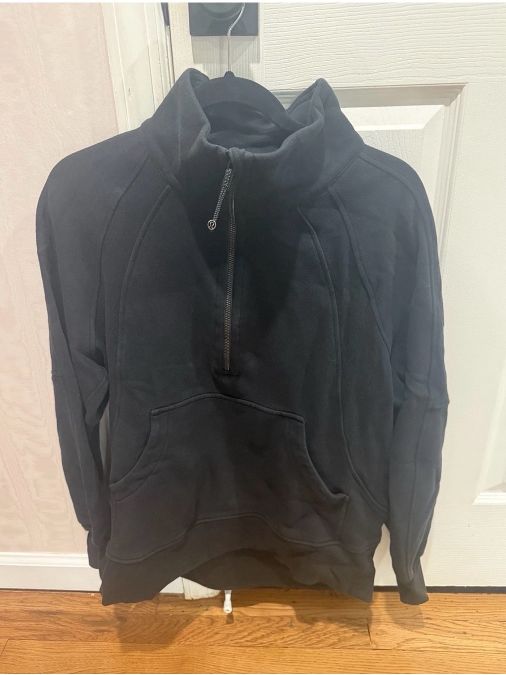 lululemon athletica Black Half-Zip Pullover Hoodie